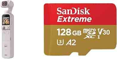 DJI Pocket2 microSDcard 128GB付き Amazon.com: SanDisk Extreme 128GB MicroSDXC Memory Card for