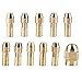 Cavo Flessibile Mandrino, Mandrino Per Dremel, 11 Pezzi Pinza Per Trapano in Rame a 4 Griffe Set Per Mini Trapano Elettrico Smerigliatrice Ruota Utensile 0,5-3,2 Mm Pinza Per Trapano