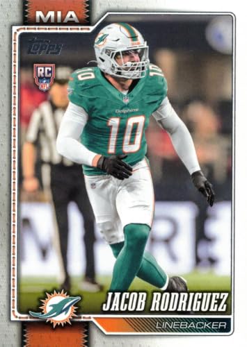 2026 Topps Football #378 Jacob Rodriguez Rookie Card