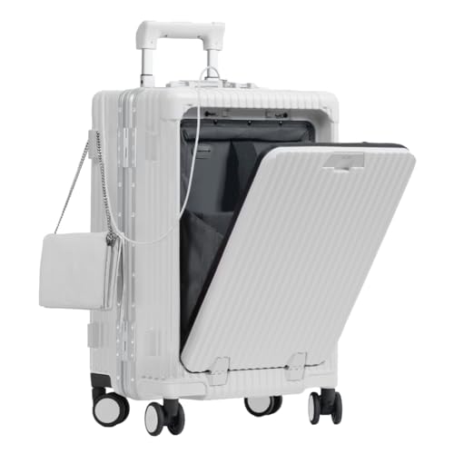 Nobl Travel Carry On Luggage, Noble Zipperless Aluminum Frame PC Hard Shell Suitcase, 20.8