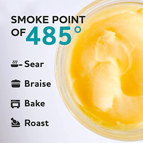 Tin Star Foods Grassfed Organic Ghee –365 Pasture Grazed, Hand Crafted Clarified Butter – Keto, Whole 30 And 21 Day Detox Approved, Lactose Free, Casein Free, – 32 Fl Oz #TOP6