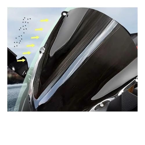 Déflecteur de vent avant moto transparent pour les road-trips en RS660 - 3