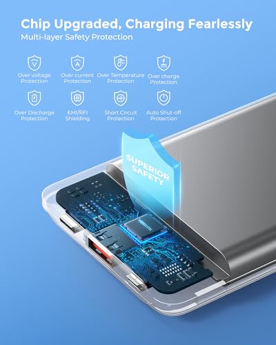 VEEKTOMX 10000mAh 22.5W Fast Charging Mini Power Bank - image 7