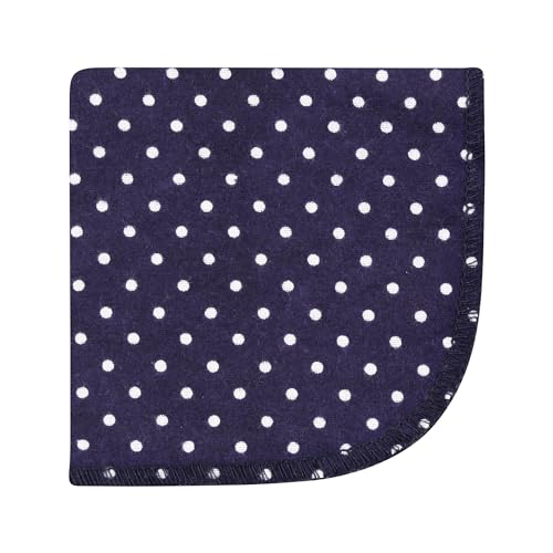 Image of Hudson Baby Unisex Baby Flannel Cotton Poly Washcloths, Butterfly Floral 12 Pack, One Size