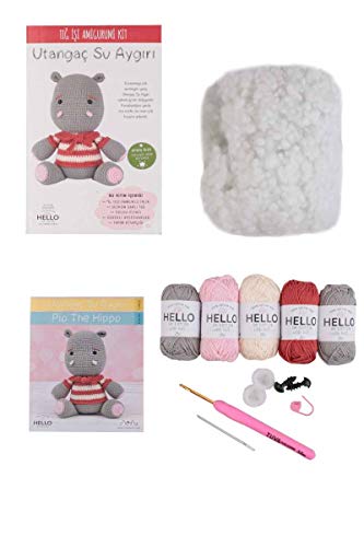 Knitty Critters Sweet Crochet Friends, Pio The Hippo - Image 2