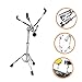LIOOBO Adjustable Snare Drum Stand with Drumstick Holder Liftable Alloy Percussion Accessory Rack for Drum Set Suitable for Practice and Performance