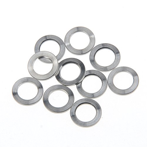 Wanyifa Titanium Ti M6 Flat Washers Brake Stem Bottle Cage Screws Pack Of 10 (Natural) #TOP3