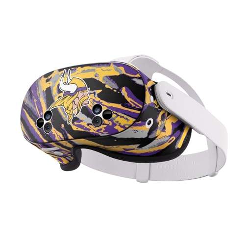 Skin Meta Quest 3S NFL Vikings résout le problème des rayures et du style blanc