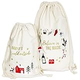 Papierdrachen 2 Geschenksäckchen zu Weihnachten - Geschenke nachhaltig...