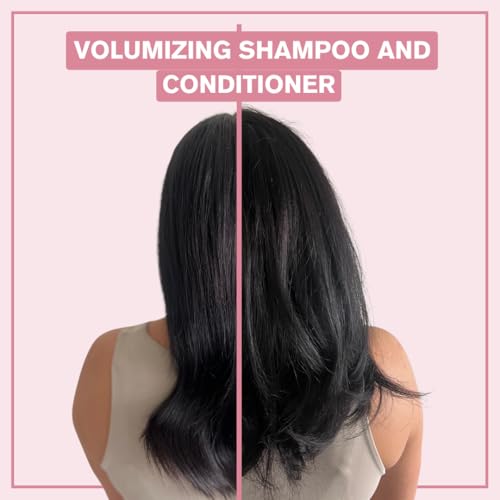Alcôve - Volumizing Shampoo & Conditioner Duo - Fine and Thin Hair - Sulfate-Free - Lightweight Volume - Evening Primrose Oil - Mango Extract - Argan Oil - Anti-Frizz - Color-Safe - 10 ounces2