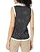 PGA Tour Women's Sl Printed Polka Dots Polo Shirt, Caviar, Medium
