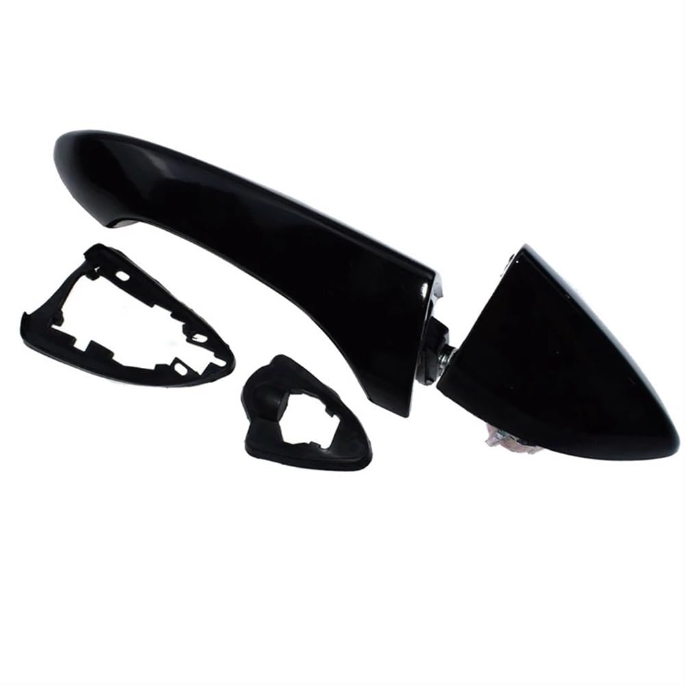 Mlioju Black Car Inner Door Handle Front/Rear Right Side Outside Outer Door Handle For X5 E53 51218257738