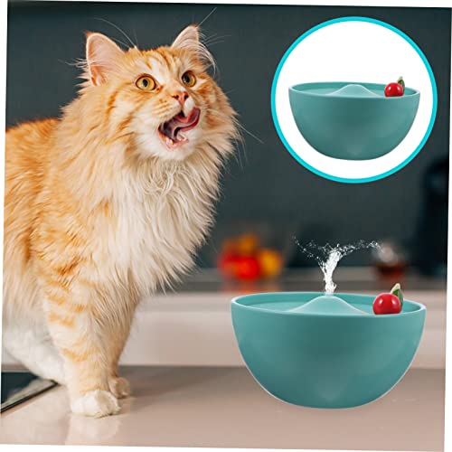 Fuente de Agua Cerámica Automática para Gatos Verde miniatura 3
