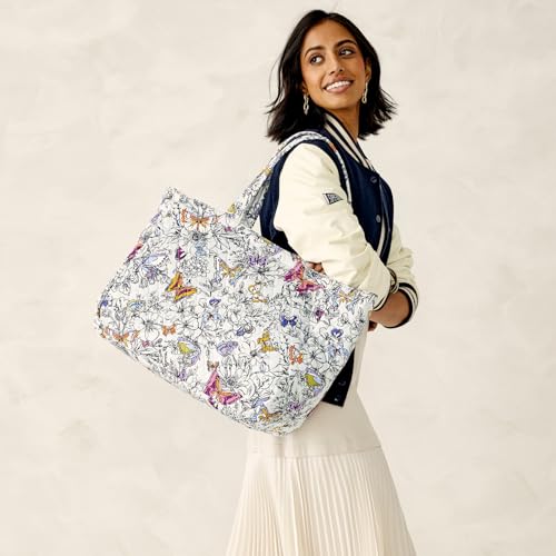 Image of Vera Bradley Women's Premium Cotton Knollton Travel Tote Bag