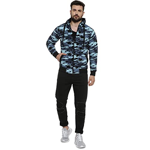 Image of Campus Sutra Cotton Blend Men Standard Length Jacket