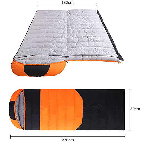 Jianghuayunchuanri Bequemer Schlafsack Schlafsack im Freien Erwachsene Camping Camping Schlafsack Umschlag Schlafsack Indoor- und Outdoor-Aktivitäten (Farbe : Rot, Size : 220x80cm) - Image 5