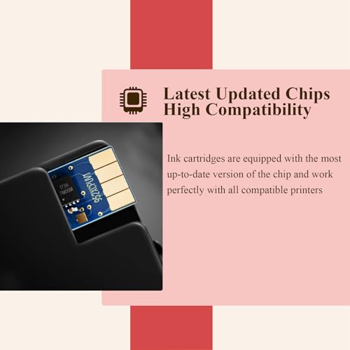 HenceBuy 712XL 712 Ink Cartridges Replacement for HP 712 Ink for HP DesignJet T230 T250 T630 T650 T210 Large Format Plotter Printer 3ED67A 3ED68A 3ED69A 3ED71A (4 Pack, Black Cyan Magenta Yellow) - Image 6