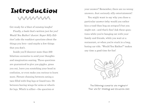 Would You Rather? Junior: Super Silly Edition!: Goofy Questions to Make You Giggle - Image 4