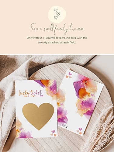 Image of Joli Coon Pregnancy announcement scratch card - You are going to be an aunt - Baby announcement with envelope - Dream