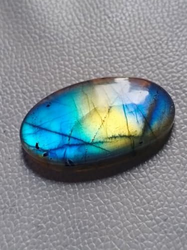 Pierre labradorite bleue feu cabochon de qualité pour pendentif d'exception - 4