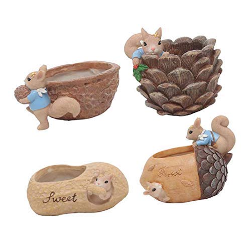 See full amazon price history chart for Polygon Green Ceramic, Resin Pot Combo Cute Squirrel Fleshy Succulent Planter Pot Handpicked Beauty Enhancer Design|Polyresin Pot Without Plant (Set fo 4, Multicolour) Polygon Green Ceramic, Resin Pot Combo Cute Squirrel Fleshy Succulent Planter Pot Handpicked Beauty Enhancer Design|Polyresin Pot Without Plant (Set fo 4, Multicolour) (B0BXHJ4BKT) Amazon Price History, Amazon Price Tracker