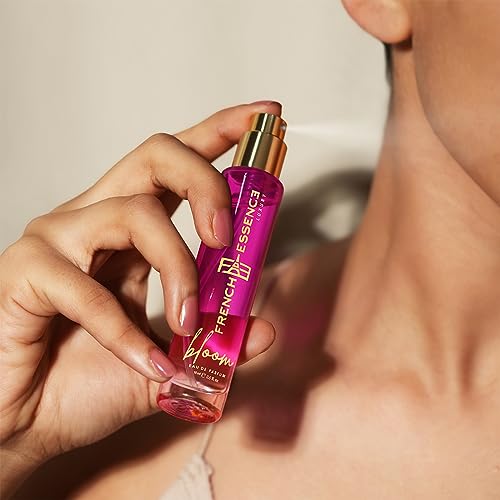 Image of French Essence Luxury Eau De Parfum Gift Set for Women With Grace, Bloom, Enchante, Aura Long Lasting Fragrance Perfume For Woman 4x15ml