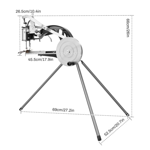 Machine à coudre pour cuir en métal robuste pour maroquinerie durable - 3