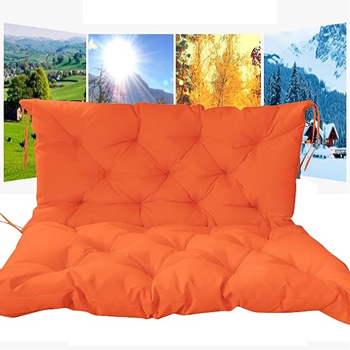 Coussin de balancelle d'extérieur 150x99x10 cm imperméable et confortable avec dossier - 3