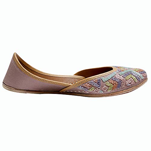 RSK-ETHNIC-WEAR-Womens-Multicolour-Soft-Leather-with-Double-Padded-Cushion-Embroidered-Ethnic-Jutti-1103