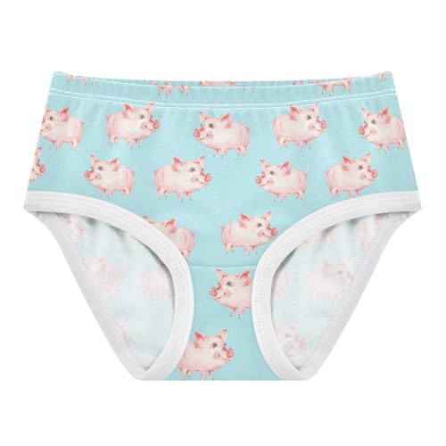 Girls' Underwear Pig Cute Cotton Stretch Comfort Toddler Panties