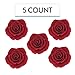 Global Sugar Art Rose Sugar Cake Flowers Jumbo 5 inch Deep Red, 1 Count by Chef Alan Tetreault