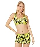 PSD Women's Punk Pop Sports Bra, Yellow, M