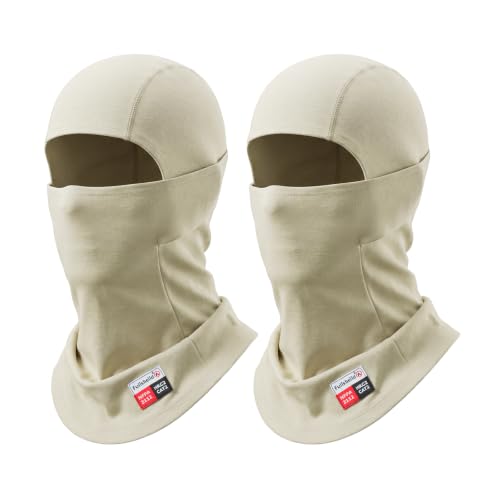 Image of Fullsheild FR Balaclava CAT2 7oz Flame-Retardant Cotton Face Mask, NFPA2112 | Arc Rated Covering Hood for Welding, Protective Helmet Liner for Men Women, UV Face Mask Windproof, Lightweight & Breathable