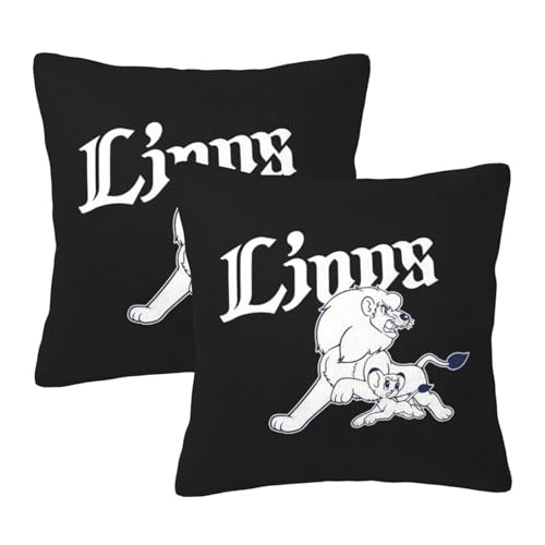 枕カバー 埼玉西武ライオンズ クッションカバー 2枚セット 座布団カバー まくらカバー おしゃれ 可愛い ソファ背当て 抱き枕 インテリア飾り オフィス 部屋飾り 四季通用 40X40cm