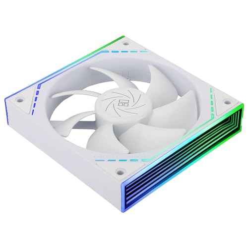 Thermalright Frozen Infinity 240 WHITE Liquid CPU Cooler,Double PWM Fans with 2000RPM,Desktop CPU Aio Cooler,for AM4/AM5&Intel LGA1150/1151/1200/2011/1700/1851,Infinity Mirror PC CPU Water Cooler 1