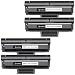 Produktbild LeciRoba 106A für Hp 106a Toner W1106a Schwarz für HP Laser MFP 135a 135w 135wg 135r , HP Laser MFP 137fnw 137fwg , HP Laser 107a 107w 107r ( 4-Schwarz ,mit Chip)
