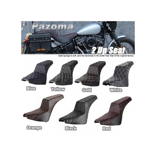 Asiento de motocicleta para Softail Deluxe ideal para viajes largos 3