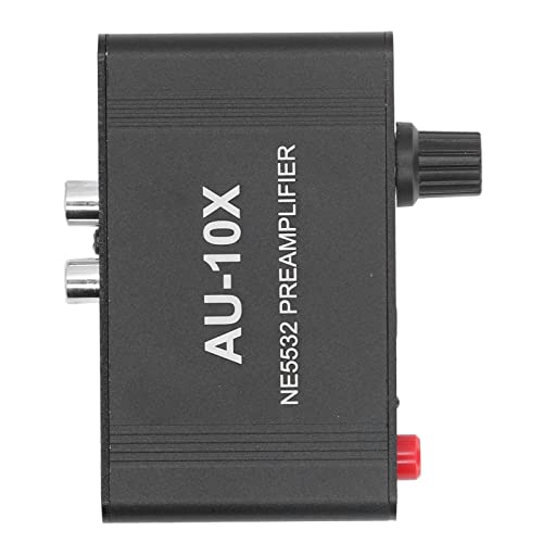 ヘッドフォンアンプ NE5532 20Dbステレオサウンドシグナルフォノプリアンプ 3.5MMヘッドフォン入力出力 家庭用ステレオシステム