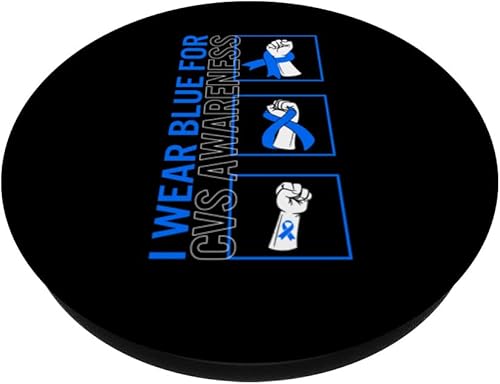 Miniatura 2 de Síndrome de vómito cíclico I uso azul para CVS Cinta CVS Awar PopSockets intercambiables PopGrip