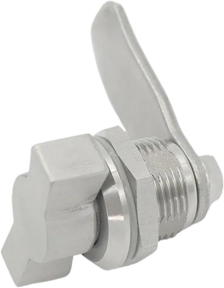 MS722 Strong Wing Handle Lock Instrument Cabinet Lock Distribution Box Tool Lock Swivel Lock MS714-2 1Pcs(Zinc Alloy)