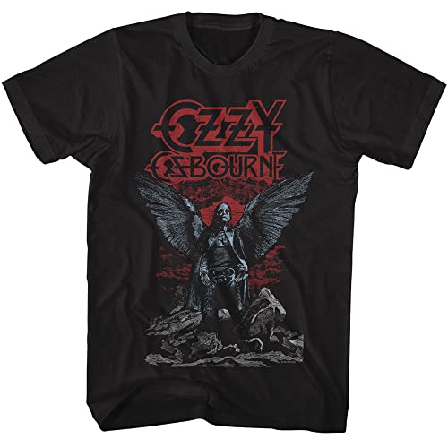 Amazon.com: Ozzy Osbourne Music Angel Wings Mens Short