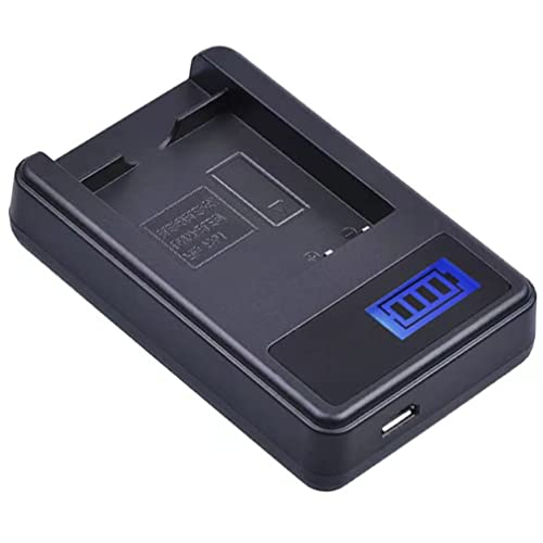 2 peças de bateria DMW-BLG10 de 1200 mAh e carregador USB LCD compatível com Panasonic DMW-BLG10E; L