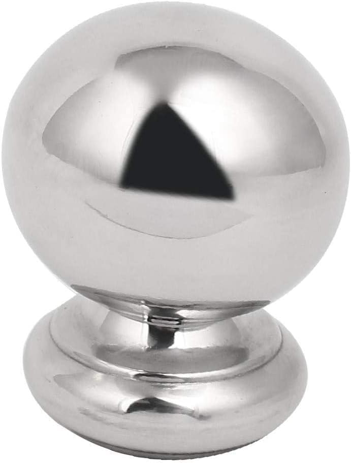 EISTEE Fence Post,Stair Newel,Ball Top Cap Newel,New 38mm Ball Featured Top Cap 201 Reliable Efficacy Stainless Steel Silver Tone for Stair Newel Fence Post