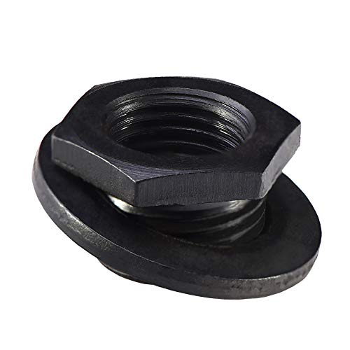Image of MaxTool 2PCs Hole Saw Mandrel Arbor Thread ADAPTORS with a Washer from 1 /2 inch to 5 /8 inch Thread Converter; BA32-40THDP2