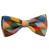 Huxley & Kent Pet Bow Tie for Dogs & Cats, Fall Check, Small/Medium