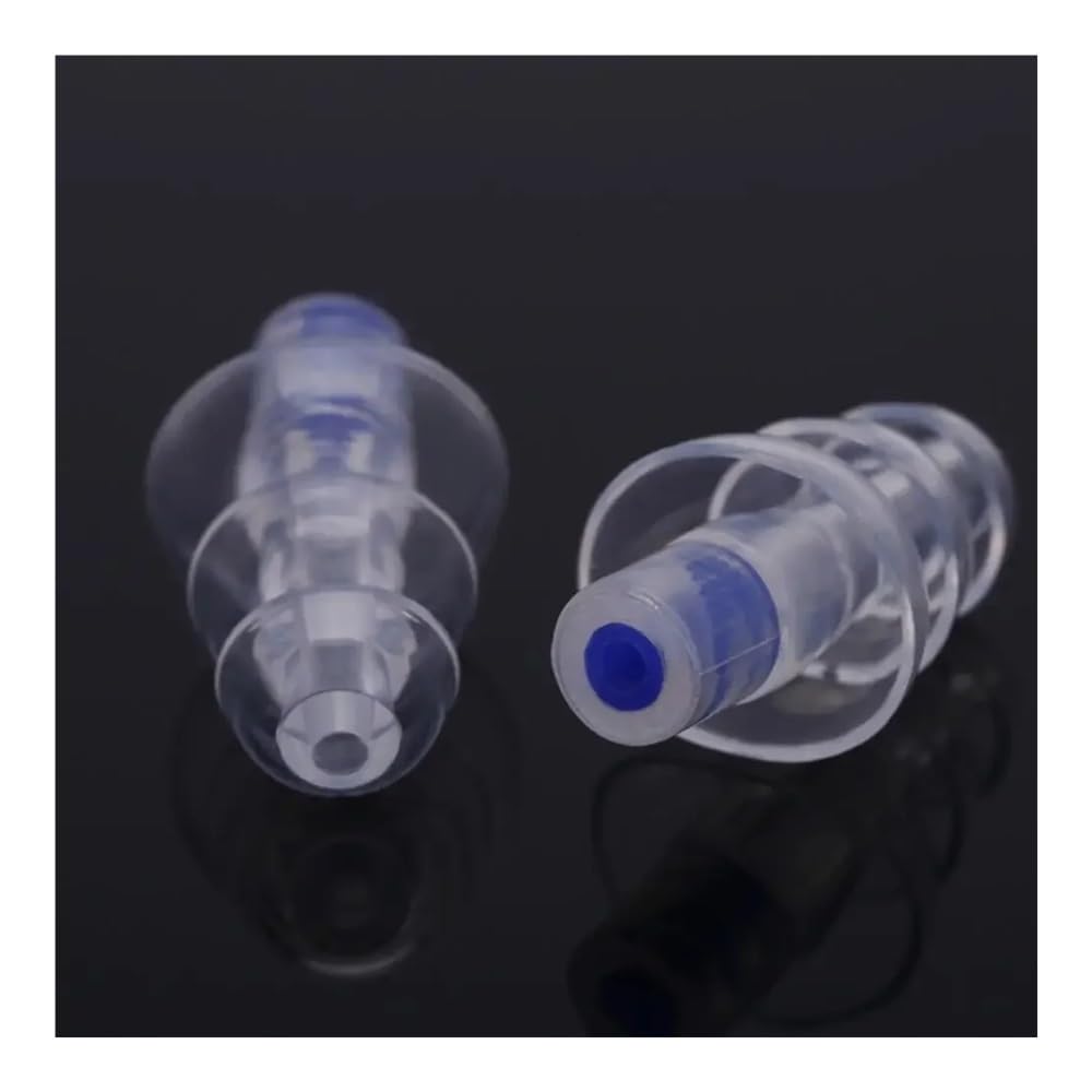 10 pares de tapones de silicona para audífonos, filtro de músico, reducción de ruido, protección auditiva, reutilizable, cuidado del sueño (negro)