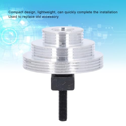 Mini Polia de Transição de Correia de Torno Com Eixo, Polia de Correia de Transição Suave de Liga de