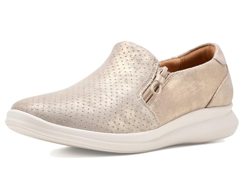 Clarks Lynell Sky para mujer, Cuero metalizado, 7.5