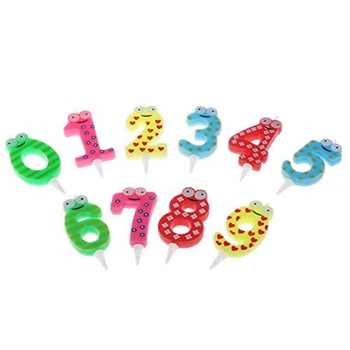 Buy KitchenNeeds Birthday Number Candles Number 0 1 2 3 4 5 6 7 8 9