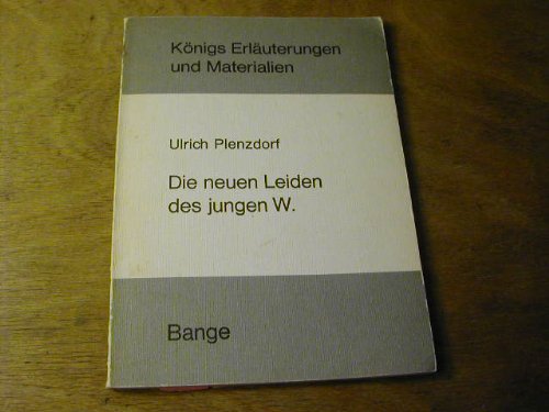 Die neuen Leiden des jungen W : Plenzdorf, Ulrich: Amazon.es: Libros